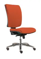 BOLZANO CR ASYN židle kancelářská, SUE S 1447 - látka lososová